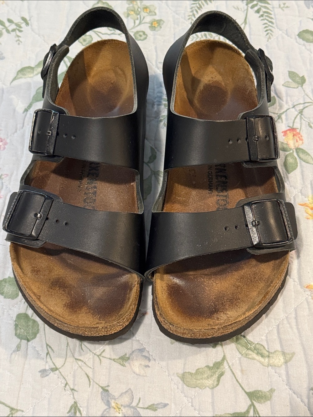 Birkenstock Milano Sandal Black 40 9-9.5 Women 7-7.5 Men